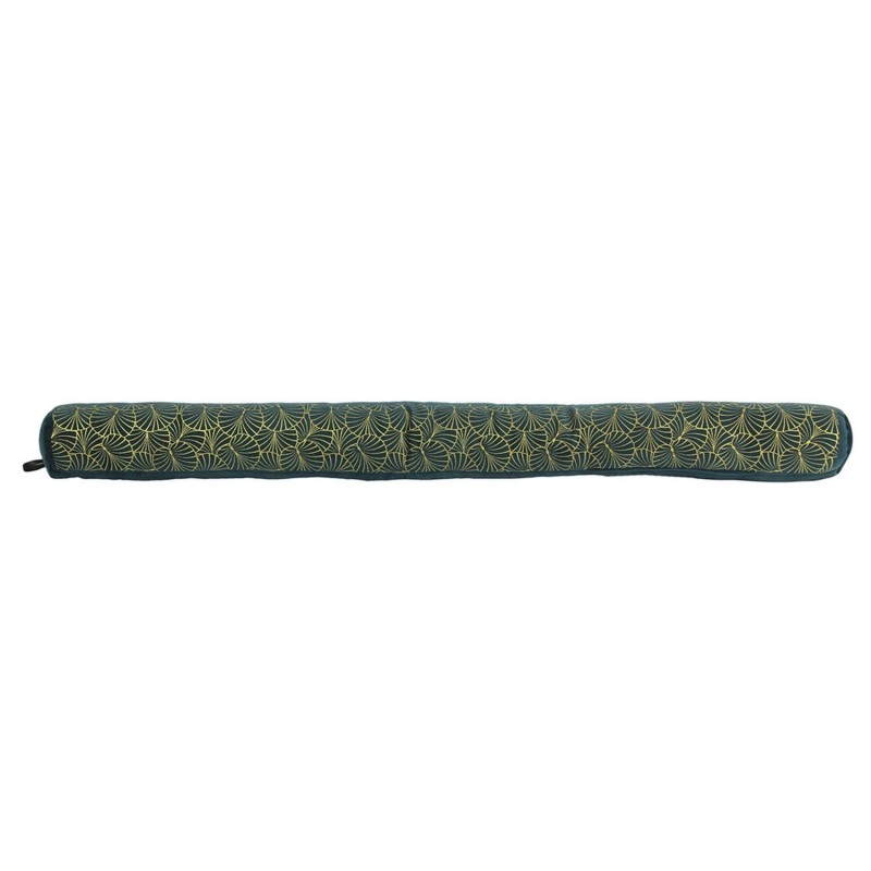 Bas de porte en velours Feuilles - L. 78 cm - Bleu Bas de porte en velours Feuilles - L. 78 cm - Bleu