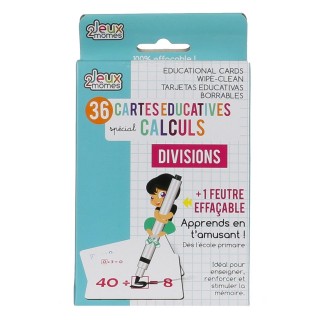 36 Cartes éducatives mathématique - Division