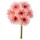 Bouquet artificiel Gerbera - H. 26 cm - Rose