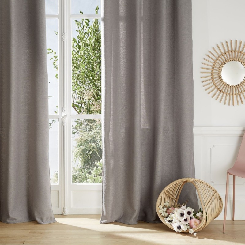 Rideau isolant Noa - 140 x 260 cm - Gris clair