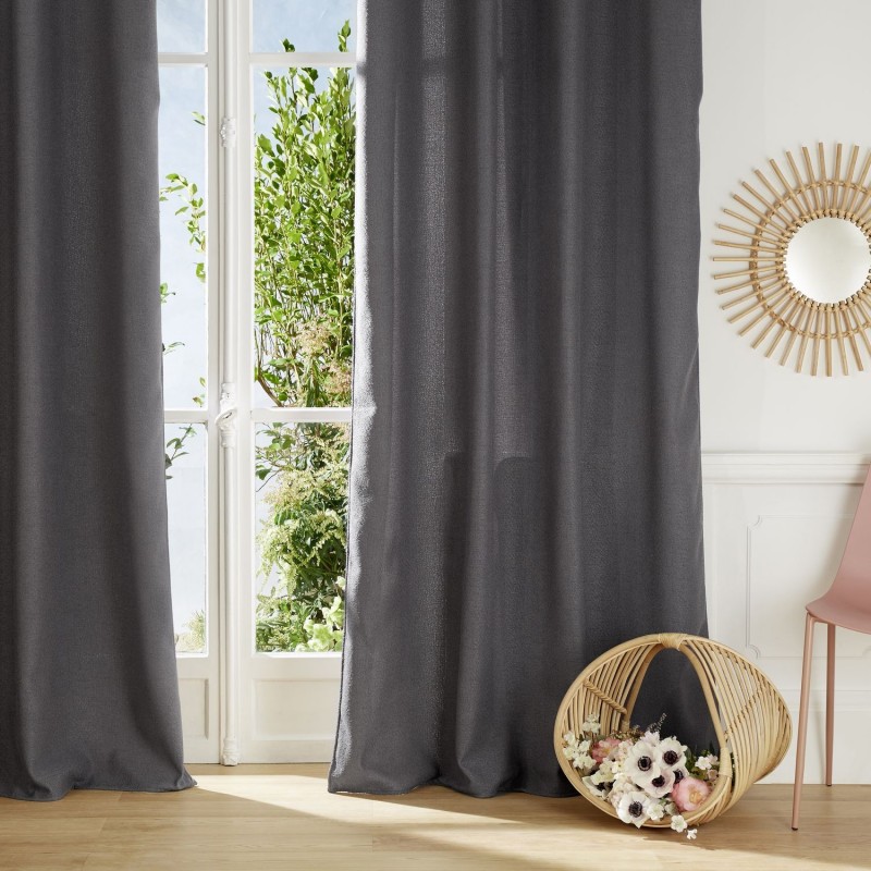 Rideau isolant Noa - 140 x 260 cm - Gris foncé