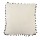 Coussin douceur Pompons - L. 40 x l. 40 cm - Ecru