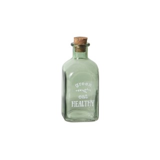 Mini bouteille en verre Little Market - 130 ml - Vert