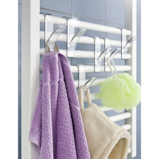 2 Crochets pour radiateurs sèche-serviettes - Transparent