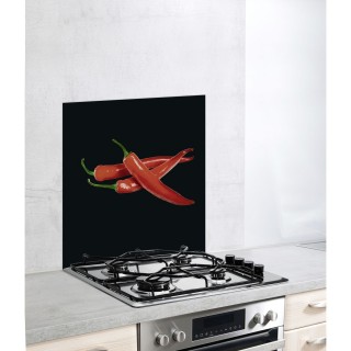 Fond de hotte Peperoni - L. 60 x l. 70 cm - Noir