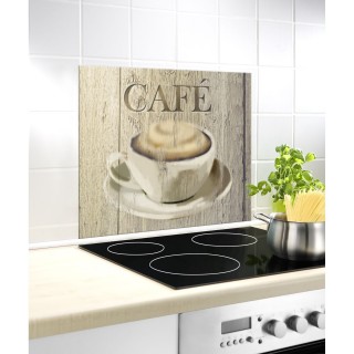 Fond de hotte Café - L. 50 x l. 60 cm - Marron