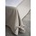 Cache sommier avec nouettes - 140 x 190 cm - Gris/Taupe
