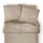 Housse de couette Mastic - 100% coton 57 fils - 240 x 260 cm - Taupe