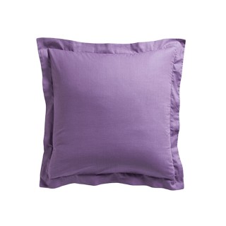 Taie d'oreiller Figue - 100% coton 57 fils - 75 x 75 cm - Violet