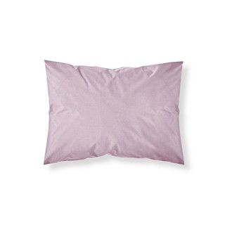 Taie d'oreiller Poudre de lila - 100% coton 57 fils - 50 x 70 cm - Rose