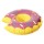 Porte gobelet gonflable Donut - Diam. 17 cm - Rose