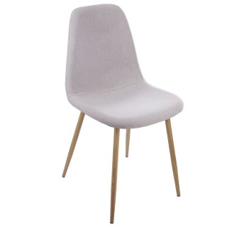 Chaise scandinave Taho - Gris clair