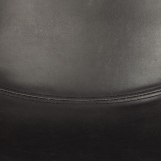 Tabouret de bar industriel Lois - H. 101 cm - Noir