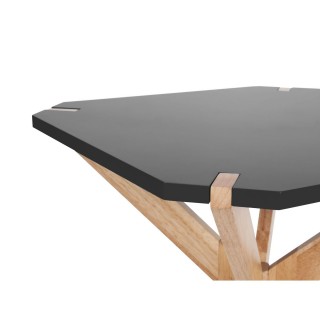 Table basse scandinave Miste - L. 60 x H. 40 cm - Noir