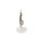 Porte bijoux en bois Merge - H. 31 cm - Blanc