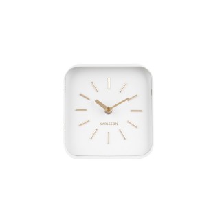 Horloge à poser Squared - H. 15 cm - Blanc
