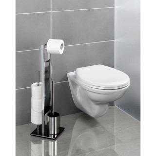 Valet WC design Rivalta - H. 70 cm - Argent