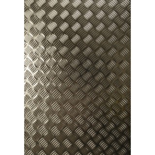Adhésif décoratif pour meuble Metallique - 150 x 45 cm - Gris alu