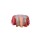 Nappe en toile cirée ronde design Bouti - Diam. 150 cm - Rouge