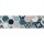 Crédence adhésive carreaux en aluminium Exa - L. 20 x l. 90 cm - Bleu