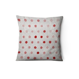 Housse de coussin enfant Gros Pois - L. 43 x l. 43 cm - Rouge