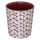 Mug design Shibori - 190 ml - Rouge