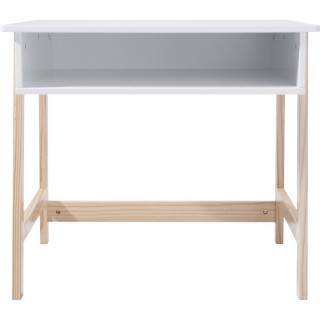 Bureau en bois enfant Douceur - L. 58 x H. 52 cm - Blanc