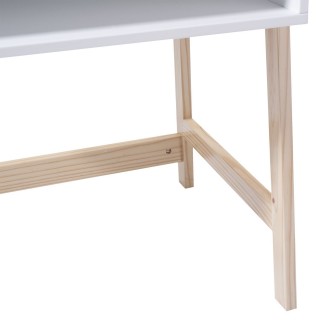 Bureau en bois enfant Douceur - L. 58 x H. 52 cm - Blanc