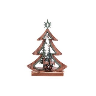 Décoration de Noël Wooden Tradi - Vert