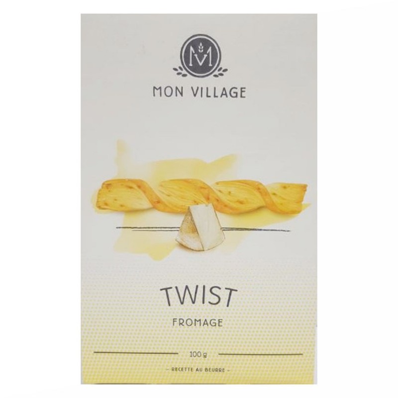 Twist apéritifs fromage - Mon Village - boîte 100g