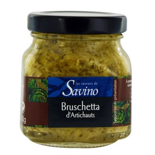 Bruschetta d'artichauts - Les Saveurs de Savino - pot 140g