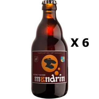 Lot 6x33cl - Bière artisanale Mandrin d'Hiver - 33cl 8% alc./Vol- Brasserie du Dauphiné