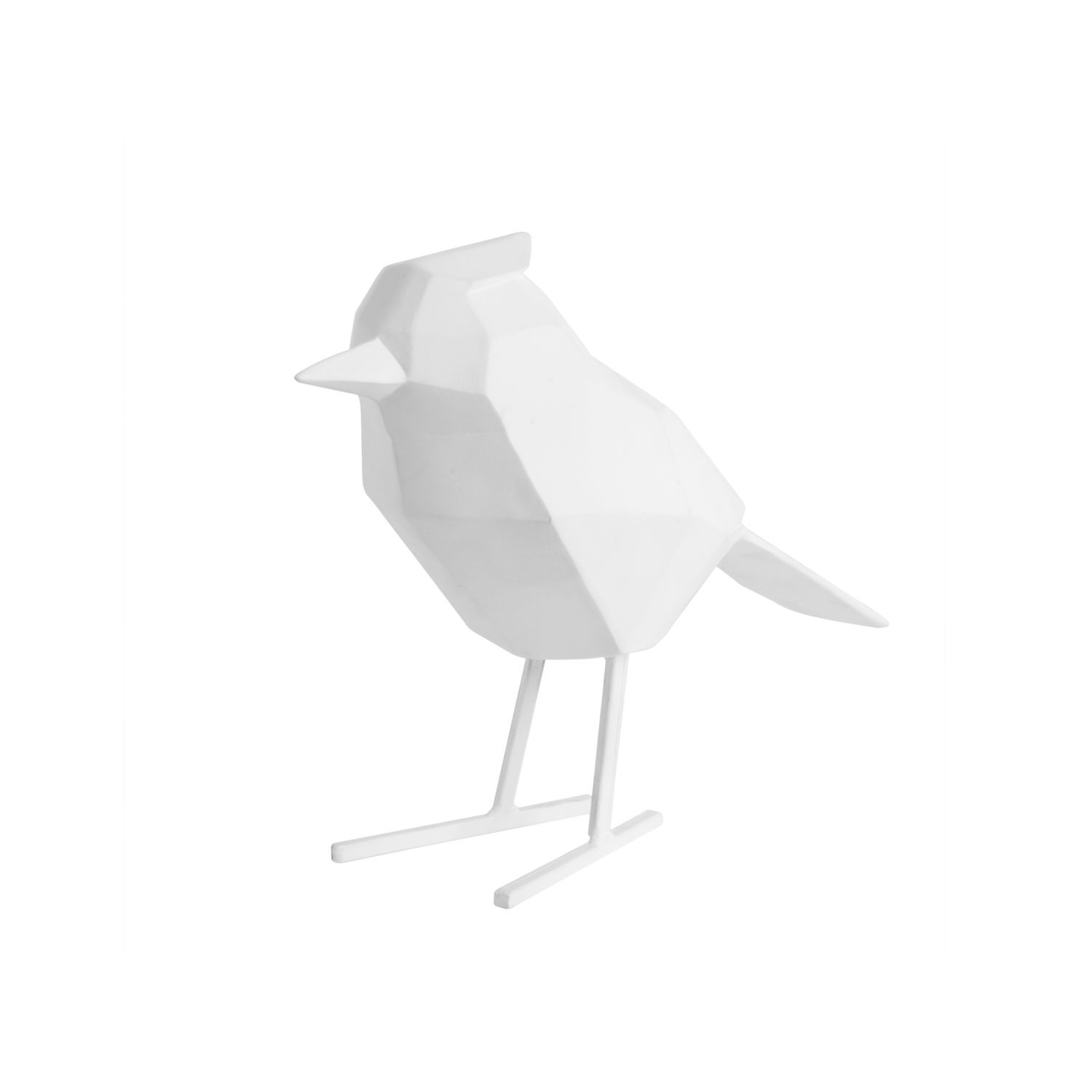 Statuette Deco Oiseau Origami Blanc Toilinux