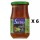 Lot 6x Sauce au basilic cuisinée en Provence - France - Les Saveurs de Savino - pot 350g