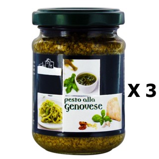 Lot 3x Pesto alla genovese - Antico Casale - pot 140g