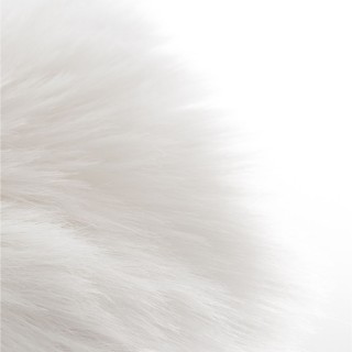 Tapis effet fourrure enfant Douceur - L. 60 x l. 90 cm - Blanc
