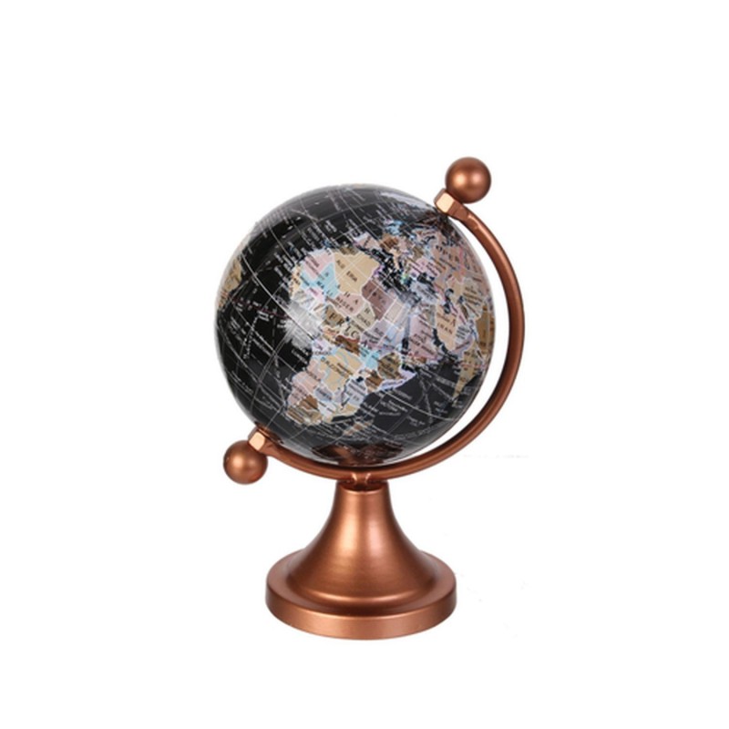 Globe terrestre design métal Globo - Couleur cuivré