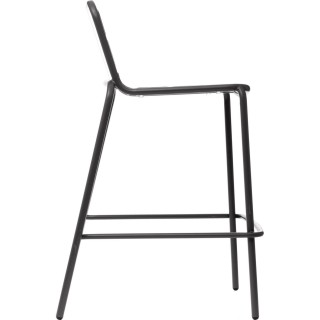 Chaise haute de jardin empilable design Phuket - Gris graphite