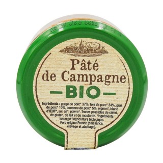 Pâté de campagne BIO - France - pot 180g