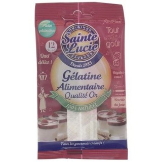 Gélatine alimentaire - Sainte Lucie - sachet 12g