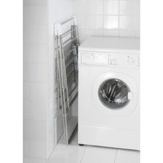 Sèche linge pour baignoire - Etandage 10m - 65 x 66 cm - Blanc