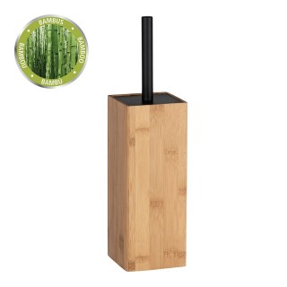 Brosse WC design bambou Padua - Marron