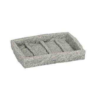 Porte-savon design Granite - Gris