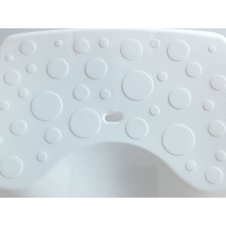 Tabouret pour baignoire Secura - Pieds antidérapants - Blanc
