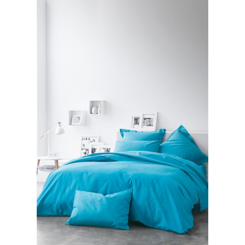 Housse de couette Mer du Sud - 100% coton 57 fils - 140 x 200 cm - Bleu