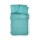 Housse de couette Diabolo Menthe - 100% coton 57 fils - 240 x 260 cm - Bleu turquoise