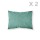 2 Taies d'oreiller Menthe Diabolo - 100% coton 57 fils - 50 x 70 cm - Bleu turquoise