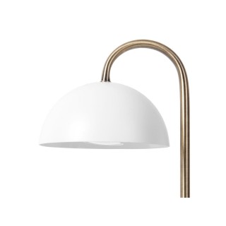 Lampe à poser design dome Decova - H. 36 cm - Blanc