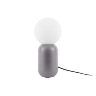 Lampe à poser design boule Gala - H. 32 cm - Gris