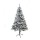 Sapin de Noël Artificiel enneigé Oslo - 650 Branches épaisses - H. 180 cm - Blanc et Vert